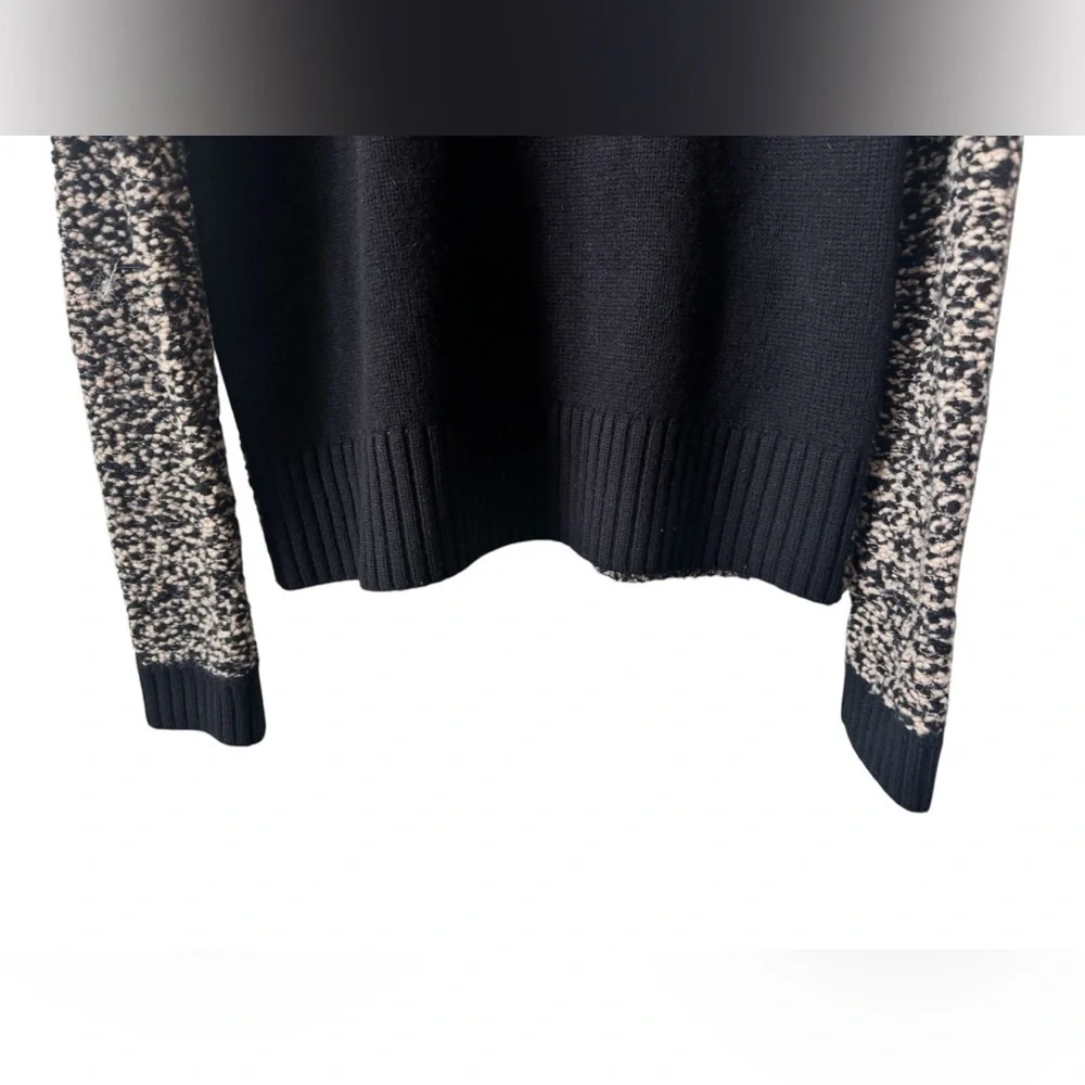 rag & bone Black/White  Crew Neck Sweater Size XS 100% Wool